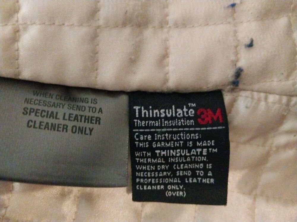 Wilsons Vintage Leather Mens 2XL Brown Genuine Leather Bomber Jacket - Picture 10 of 15